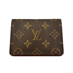LOUIS VUITTON Pass case Brown Women M60533 Authentic secondhand